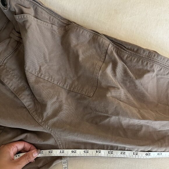 Pistola Crop Pants Safari Brown Sz 32 Revolve Punk Military Cargo Utility Grunge - Picture 11 of 11